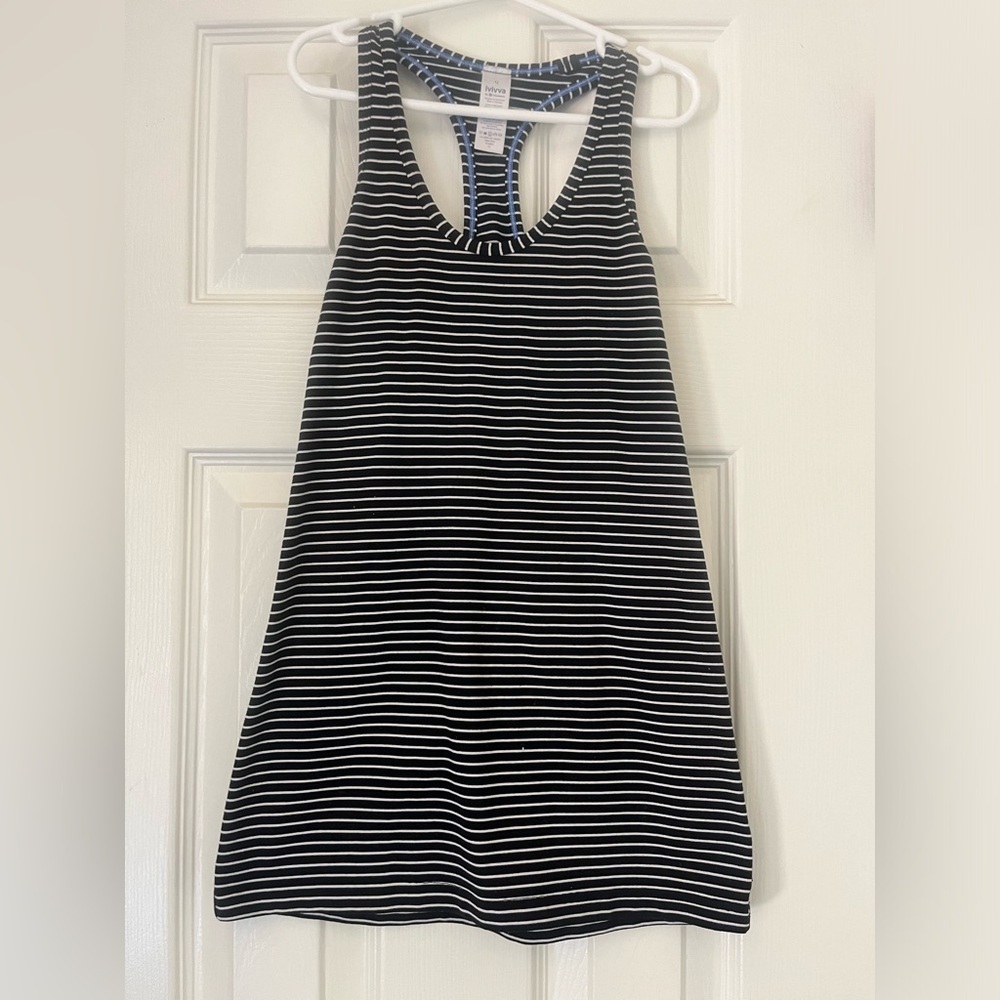 Super cute striped Ivivva (by lululemon)tank top